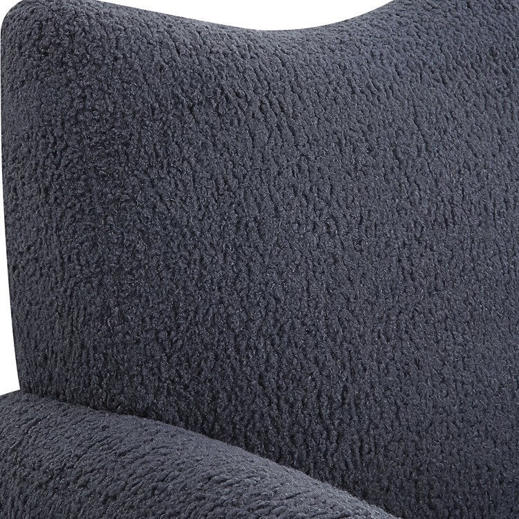 Uttermost Teddy Slate Faux Shearling Accent Chair - Image 7