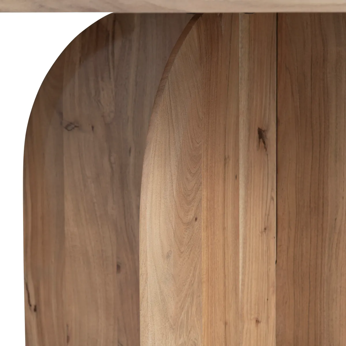 Crestview Collection Braxton Stained Natural Dining Table - Image 3