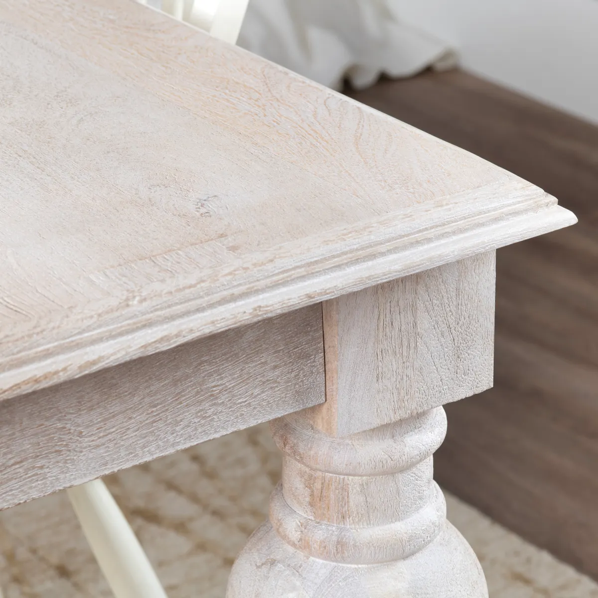 Crestview Collection Harvest Light Mango Wood Dining Table - Image 4