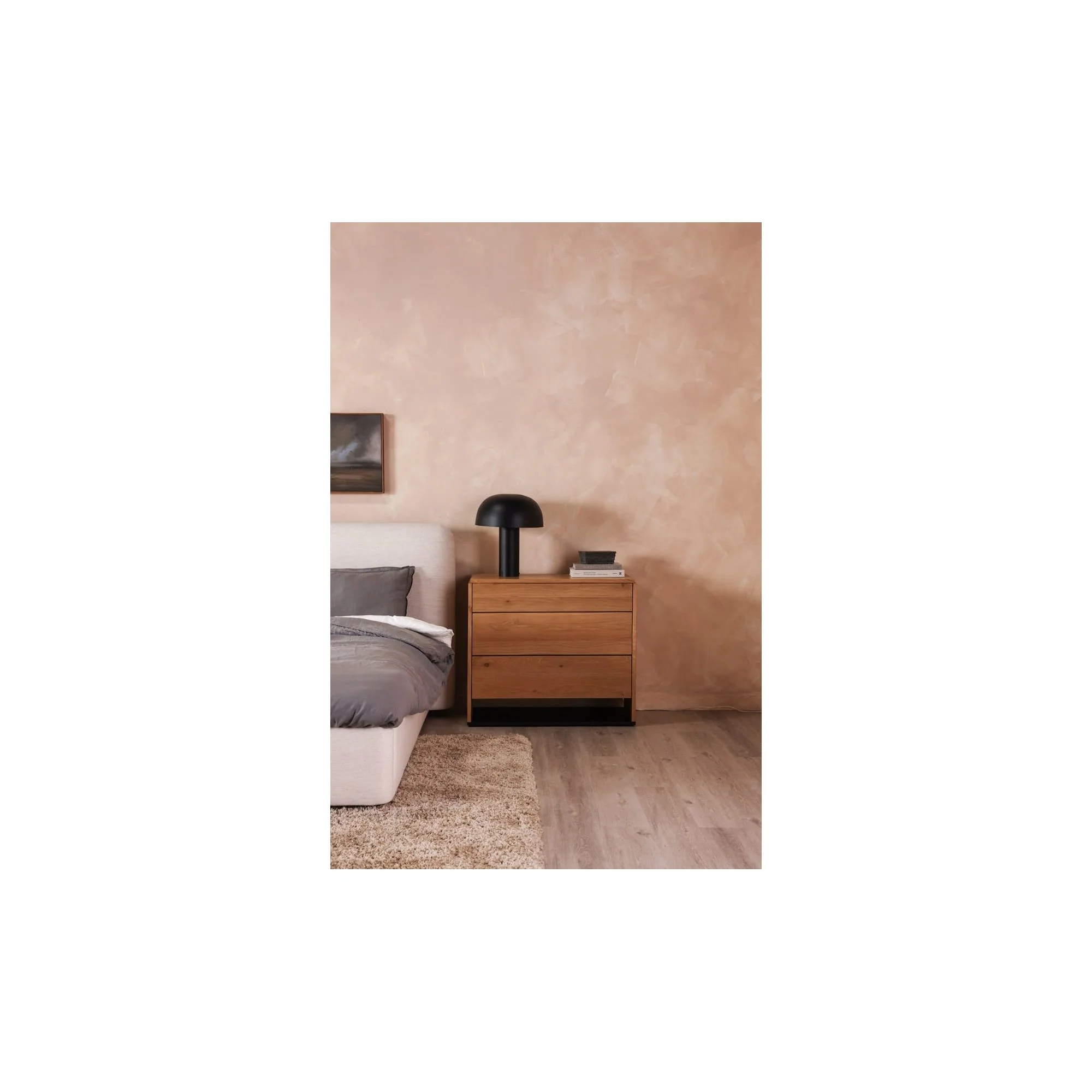 Moe's Home Collection Samara Cream Queen Bed - Image 3