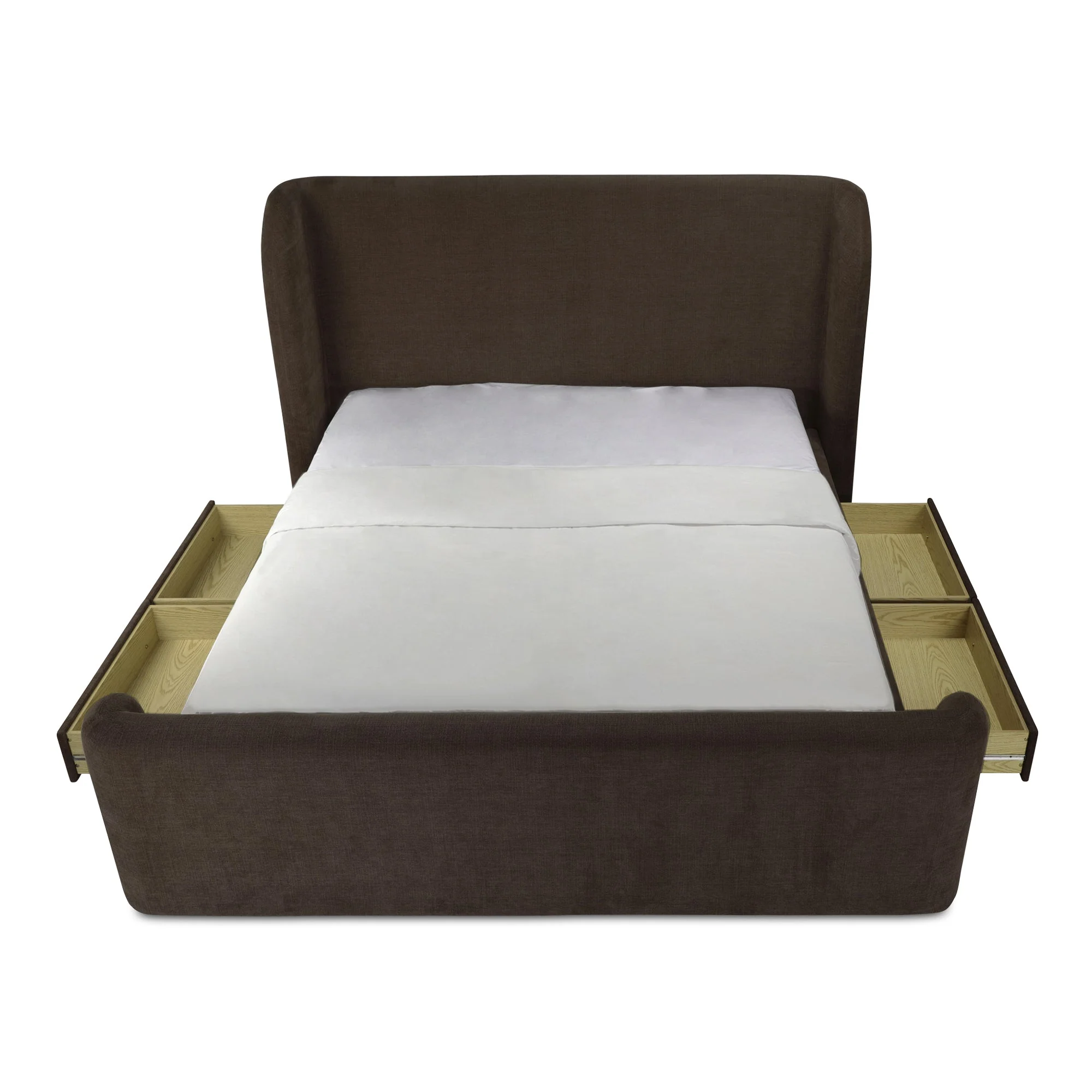 Moe's Home Collection Sophia Brown King Bed - Image 4