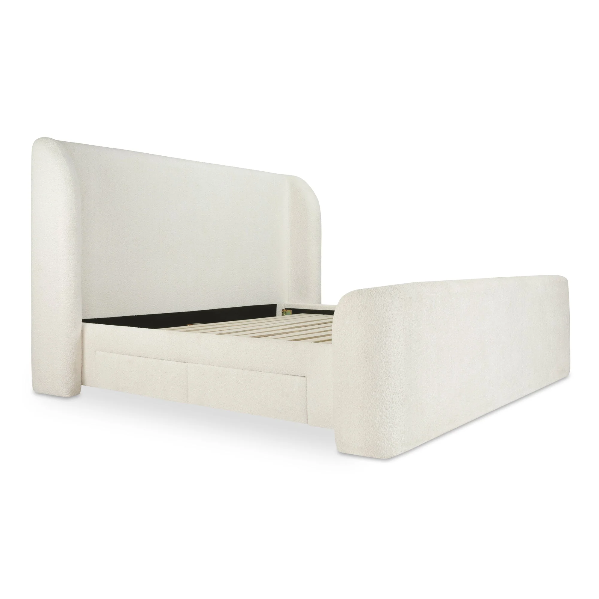 Moe's Home Collection Sophia Cream King Bed - Image 4