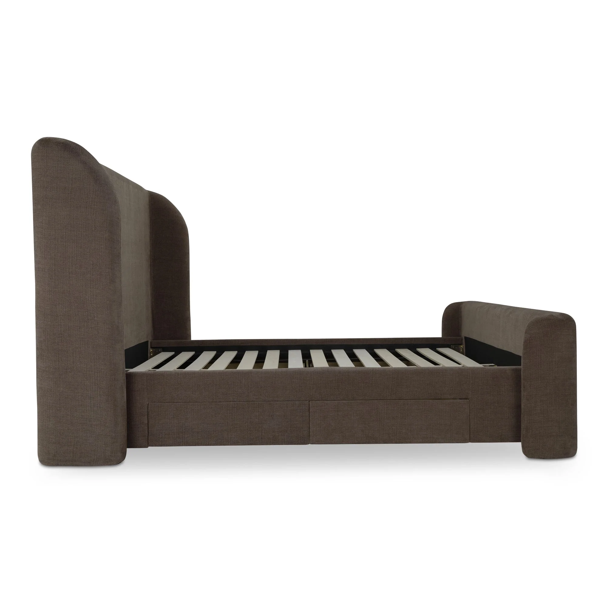 Moe's Home Collection Sophia Brown Queen Bed - Image 6