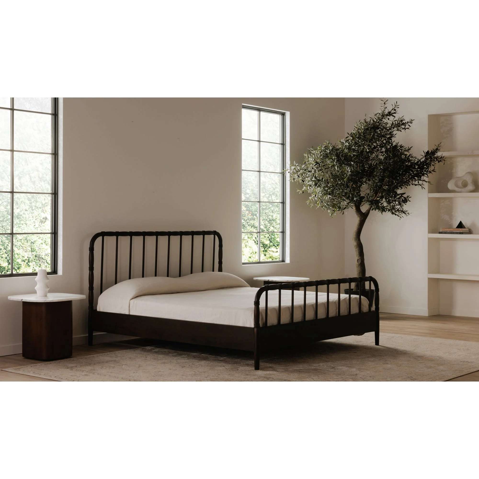 Moe's Home Collection Vivian Brown Queen Bed - Image 15